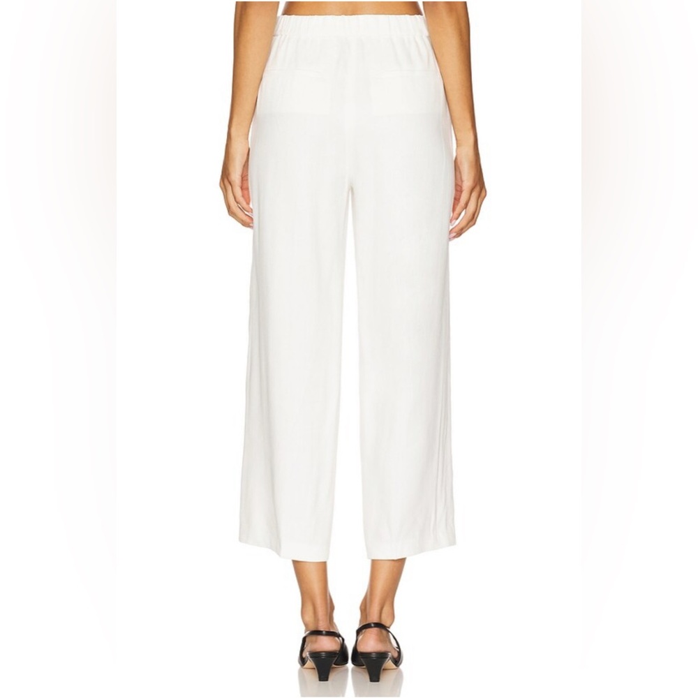 THEORY Relax Linen Blend Pull on Pants - Picture 3 of 5